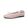Zapatos de Abuela Dopamina Super Suaves de Piel de Oveja para Aumentar la Altura 2026 Otoño Tacón Medio Lazada Punta Redonda Piel Genuina Suela Suave Zapatos de Mujer