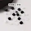 Hebillas universales para zapatos tipo zueco, dijes transparentes desmontables para zapatos, hebillas base de plástico para DIY, accesorios hechos a mano