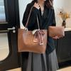 Bolsa feminina 2025, nova bolsa de alta qualidade Sense, grande capacidade, moderna, simples, para deslocamento, bolsa de ombro para mulheres