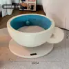 Tablero rascador para gatos al por mayor del fabricante, nido para gatos con forma de taza de café, apto para todas las estaciones, nido rascador para gatos de sisal duradero, suministros de cama para mascotas