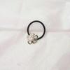 Nuevo Anillo para el Cabello de Intestino Grueso con Flor de Perla Retro de Amazon Accesorios para el Cabello Sencillo y Dulce Cuerda para el Cabello para Cola de Caballo Cuerda para el Cabello Banda Elástica para Mujeres
