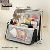 Bolsa de Cosméticos Feminina Nova Compartimentada Autoportante Grande Capacidade Viagem Portátil Bolsa Portátil com Compartimentos