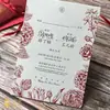 Impresión Tipográfica con Estampado en Caliente Estilo Americano Fino y Técnicas de Grabado Tipográfico para Invitaciones de Boda Personalizadas