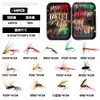 Set de anzuelos para pesca con mosca transfronterizo, micro señuelos, señuelos de imitación de insectos, señuelos para pesca con mosca, señuelos artificiales, anzuelos de pesca