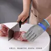 Guantes Y316 de alambre de acero inoxidable resistentes al corte para carnicería, procesamiento de pescado, pelado de ostras, trabajo en metal, guantes de protección laboral nivel 9, guantes protectores