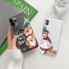 Natal Papai Noel Boneco de Neve 15 Tudo Incluso Capa para Celular Apple 14pro Capa Simples de Silicone Resistente a Quedas para iPhone12
