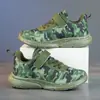 Sapatos Camuflados Infantis da Marca Plus Primavera e Verão Malha Dupla Respirável Tênis Esportivo para Meninos Tênis de Corrida para Competições Esportivas