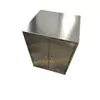 Armário de Aço Inoxidável para Funcionários de Oficina Armário Pequeno de Aço Inoxidável Balcão Pequeno de Aço Inoxidável Armário de Arquivos com Porta de Correr
