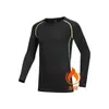 Roupa Térmica Infantil Macacão com Pelúcia Roupa de Treino Basquete Futebol Esportes Secagem Rápida Base Manga Longa Venda Quente Transfronteiriça