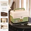 Caja de Almacenamiento de Contraseñas, Caja de Almacenamiento de Plástico con Tapa, Gran Capacidad, Caja de Almacenamiento para el Hogar con Cerradura, Caja de Almacenamiento para Objetos de Valor y Documentos