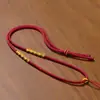 Cordón para Collar Nudo de Dragón Semiacabado Joyería Tejida Hecha a Mano Cadena para Colgante de Jade Juguete Cultural Collar