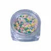 Xiaohongshu Mais Vendidos Desenho Animado Fofo Lantejoulas para Nail Art Coelho de Desenho Animado Borboleta Coração Flor Adesivos DIY para Unhas Atacado
