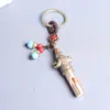Colgante de Pito Zodiaco Oveja de Latón Puro Vintage, Pito de Latón Retro Estilo Chino, Colgante para Supervivencia al Aire Libre y Señal de Auxilio