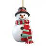 Pingente de Decoração de Carro Acrílico Plano Gato-Boneco de Neve Novo Transfronteiriço