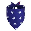 Bandana para Mascota Linda Popular Exclusiva Transfronteriza Nueva en Stock del Fabricante de Amazon Babero para Perro para el Día de la Independencia