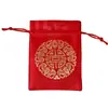Suministros para Bodas al por Mayor Bolsas Creativas de Dulces con Cordón Bolsas de Dulces de Satén Brocado Bolsas Decorativas de Dulces para Bodas