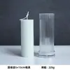 Suporte de Molde para Vela com Listras Verticais Moldes de Plástico para Velas Aromáticas DIY Fabricantes