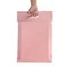 Novo Material Rosa e Branco Saco Expresso Personalizado Serigrafia Roupa Caixa de Sapato Saco de Embalagem Degradável Espessado Impermeável Saco Ziplock