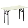 Mesa Dobrável, Mesa de Treinamento Portátil Multifuncional para Exterior, Mesa Retangular Longa, Simples Mesa Retangular para Estudo, Conferência e Escritório