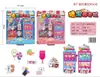 Juguetes de Casa de Juegos de Meng Beixin Baño Supermercado Máquina Expendedora Dispensador de Agua Refrigerador Licuadora Juguetes de Casa de Juegos para Niña