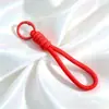 Llavero Tejido Colorido Hecho a Mano Correa Colgante para Bolso Dopamina Accesorio para Teléfono Botella de Agua Correa Corta Antiperdida