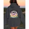 Sudadera con capucha de comercio exterior transfronterizo adecuada para Temuwish Amazon Diseños impresos: Mantente Humilde y Amable