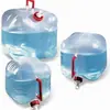 Bolsa de Água Portátil de PVC Bolsa de Água Dobrável Portátil para Exterior Bolsa Transparente de PVC para Armazenamento de Água Material Ecológico