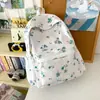 Nova Mochila Escolar Estilo 2026 para Mulheres, Estilo Ins Japonês, Fresca e Artística, Mochila Floral Casual Versátil para Meninas Jovens e Estudantes