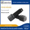 Parafuso de Cabeça Quadrada para Mesa de Faca Conjunto Parafuso de Cabeça Quadrada Aço Forjado Parafuso de Posicionamento de Extremidade Cilíndrica Fio da Mesa de Faca