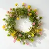 Guirlanda Cruzada para Simulação Enfeite de Porta Guirlanda de Primavera Decoração Suspensa Decoração de Janela de Natal Guirlanda de Grama Plantas Artificiais Flores Artificiais Enfeites Atacado