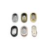 Haste para Pendurar Roupas de Tubo Plano de Liga 16mm Combinação Assento de Flange Horizontal Armário para Pendurar Roupas Haste para Pendurar Roupas Suporte para Roupas Fixadores de Montagem