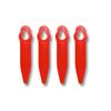 Patente Europea Autorizada L88 Cuchilla de Plástico de Colores para Cortacésped Cortacésped Recortadora de Césped Cuchilla de Plástico Forma de Calabaza