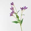 Galho de Flor Artificial com 6 Flores, Campanula, Decoração Suave Nórdica de Luxo Leve para Casa, Projeto de Decoração de Casamento, Material Floral