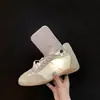 Gu Yun Aumentar Altura 7CM Zapatos de Entrenamiento de Ballet Alemán para Mujer 2026 Nuevo Estilo Lazo Zapatos Deportivos Casuales Suela Gruesa Zapatos Forrest Gump
