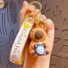 Novo Pingente Chaveiro Série Tartaruga Capivara Desenho Animado Mochila Carro Pingente Chaveiro Presente Atacado