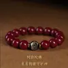Pulsera de Sándalo Dorado Púrpura y Cinabrio con Ocho Deidades Guardianas, Cuentas de Buda del Año de Nacimiento, Pulsera de la Suerte para Hombres y Mujeres, Bajo Contenido al por Mayor
