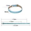 Pulseira de pulso rosa choque de couro sintético 8mm pulseira de couro PU pulseira de mão com letra DIY cinto acessórios de joalheria gotejamento de óleo atacado de fábrica