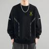 [Exclusivo Privado] Moletom Masculino Outono 2024 Americano Solto Manga Longa Gola Redonda Espessado Roupa Esportiva Pulôver Tendência