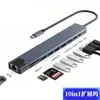 Nuevo Tipo de Producto Estación de Acoplamiento 11 en 1 Tipo-C Usb3.0 para Portátil Adecuado para MacBook Hub de Estación de Acoplamiento