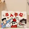Tapetes de Entrada Crayon Shin-Chan Tapetes de Piso de Entrada para Casa Resistentes a Manchas e de Fácil Cuidado Podem Ser Cortados em Tapetes de Fibra de Coco