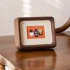 Mini Impressão de Foto de Mesa com Porta-Retrato de Madeira Maciça 4 polegadas Criativo DIY Infantil Bebê Porta-Retrato 3 polegadas