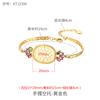 Pulseira de prata esterlina 925 suporte vazio incrustado turquesa cera de abelha âmbar pulseira feminina suporte vazio de prata esterlina moda criativa bonita