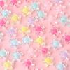 Contas Cor Fantasma Transparente Fosco Estrelas Doces Redondas Contas para DIY Pulseira de Joias Artesanais Acessórios Material
