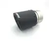 80-101ak Fibra de Carbono Garganta Trasera Cubierta Trasera de Acero Inoxidable Tubo de Escape de Coche Modificación Boquilla Trasera Decoración Suministros Universal