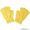 Guantes nuevos de Otoño e Invierno para Adulto, Guantes Cálidos de Color Sólido, Guantes Mágicos de Lana Elásticos Tejidos de Medio Dedo