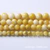 Casta Ming comercio amarillo blanco Jade Persa cuentas sueltas DIY hecho a mano pulsera con cuentas collar accesorios de joyería tejidos al por mayor
