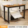 Mesa de Manicura Doble de Lujo Ligero con Ruedas, Mesa de Manicura Desmontable, Mesa de Manicura Estilo Crema Ins de Tienda Japonesa