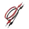 Cable de prueba tipo banana de 4 mm con cabeza de linterna, tipo pistola, línea de enchufe apilable 4.0, línea de conexión de alimentación, moldeado por inyección integrado