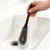 Cepillo para Botellas Dos en Uno de Color Nogal con Mango Largo, Cepillo para Grietas Desmontable, Cepillo para Tazas de Limpieza Multifuncional, Cepillo para Limpiar Licuadoras