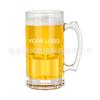 Fábrica Puede Personalizar Logo Vaso Hero Vaso Grande para Cerveza de Barril Celebridad de Internet con Asa 950ml Vaso de Vidrio para Cerveza de Barril
